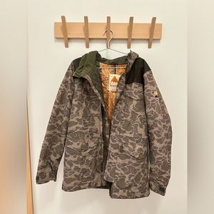 Burton Dryride Camo Snow Ski/Snowboard Insulated Jacket
